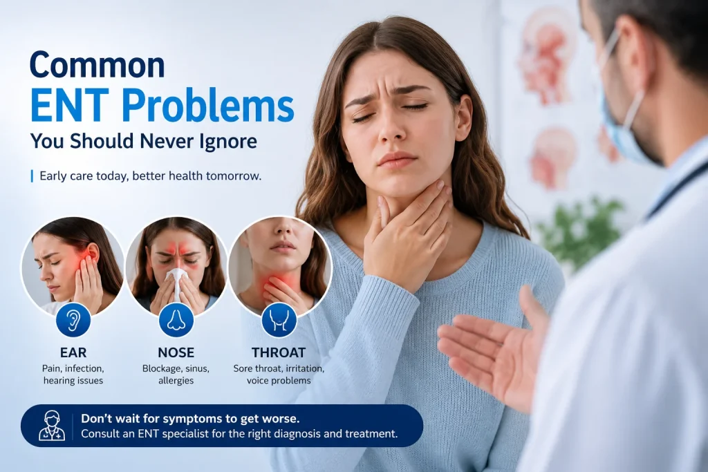 Common ENT Problems You Should Never Ignore